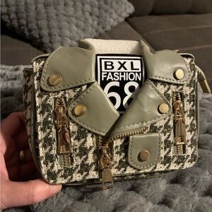 Olive Green Tweed Women's Bag